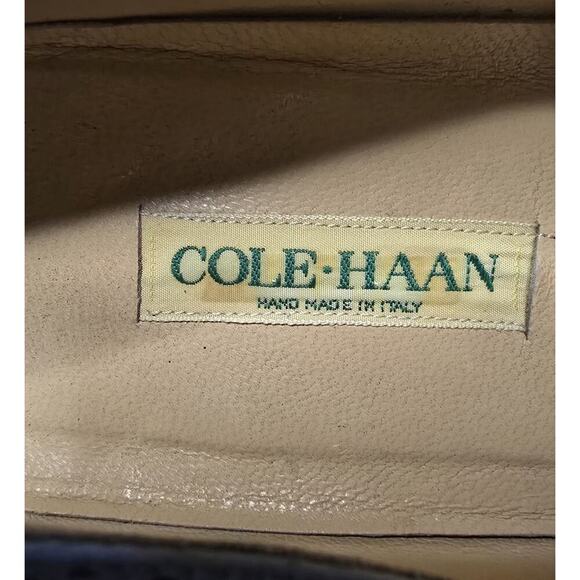 VTG Bragano Cole Haan Men's Spectator Oxford SZ 10 D Wingtip Tan White Brogue - Picture 9 of 11